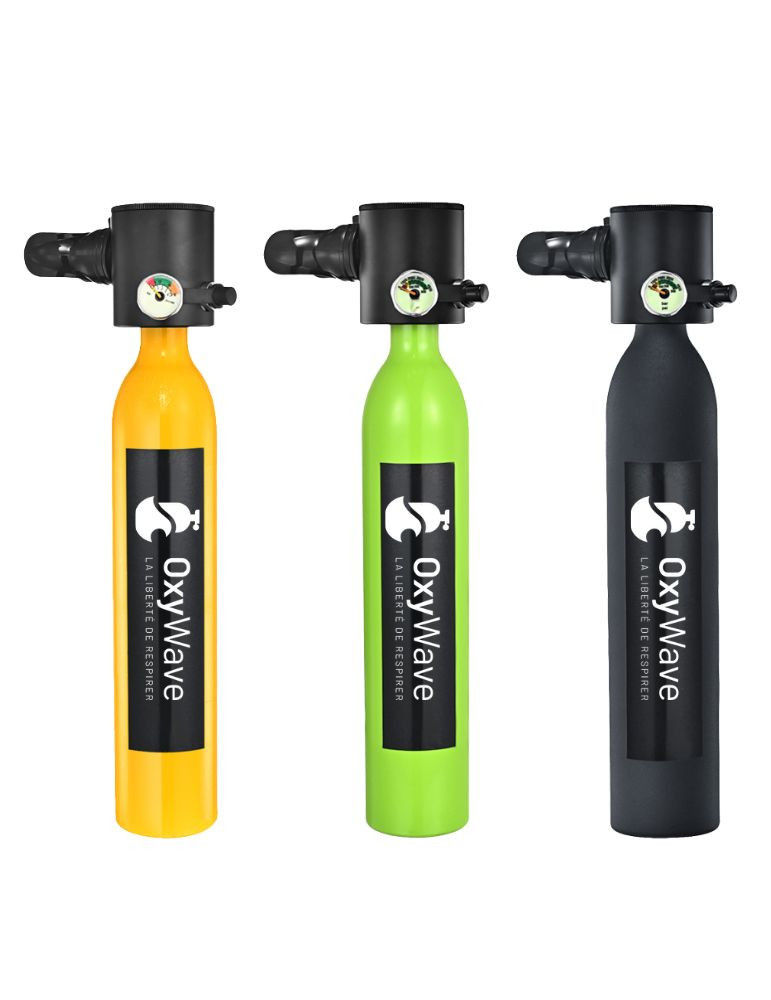 Bouteille de plongée 0,5L OxyWave | Compacte & portable