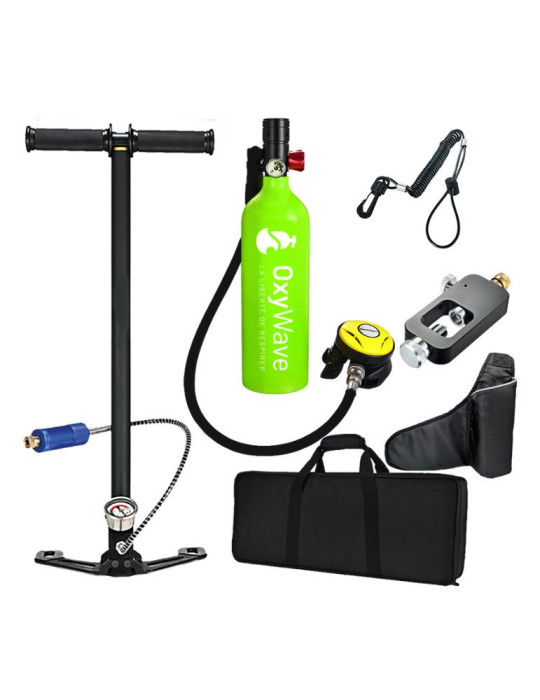 Pack plongée OxyWave 1L | Autonomie & accessoires