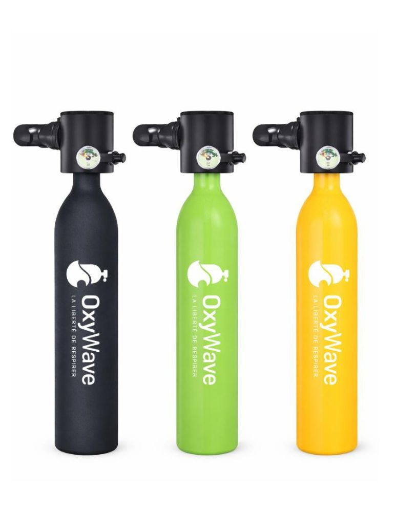 Bouteille de plongée 0,5L OxyWave | Compacte & portable