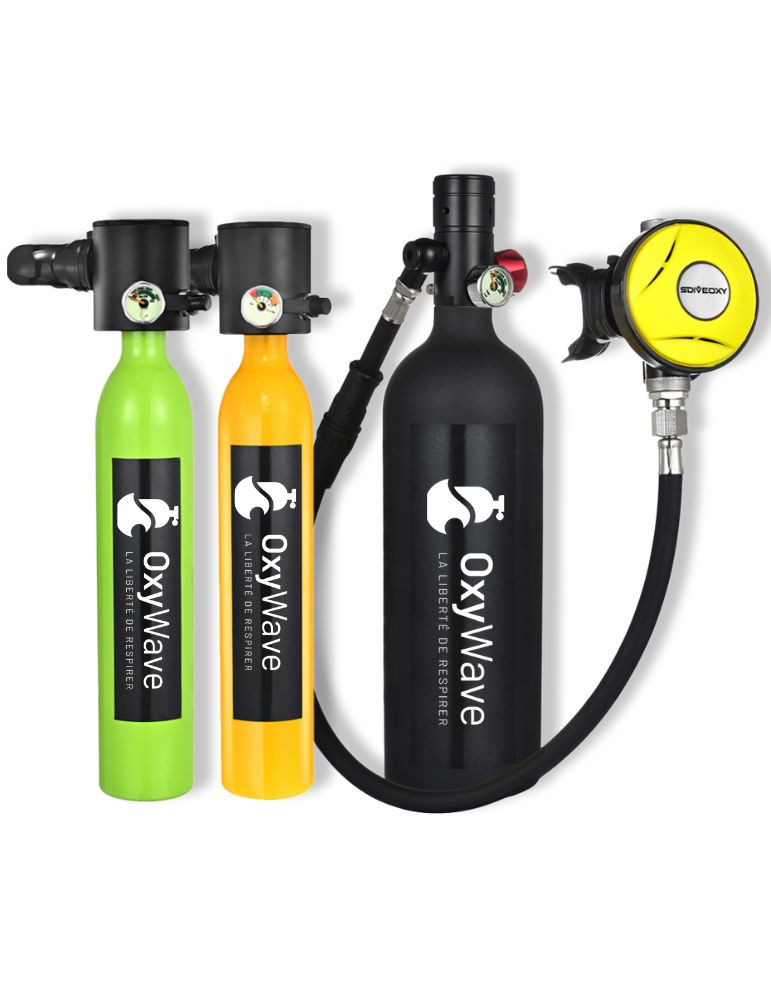 Bouteilles de plongée compactes 0,5L et 1L