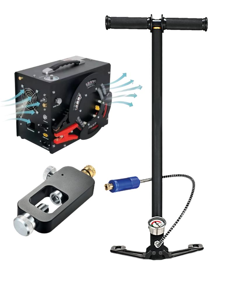 Accessoires de recharge pour bouteilles de plongée